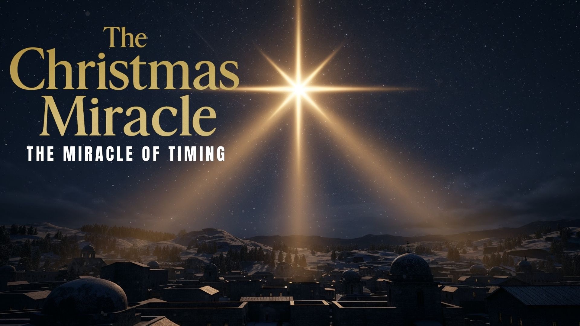 THE MIRACLE OF TIMING