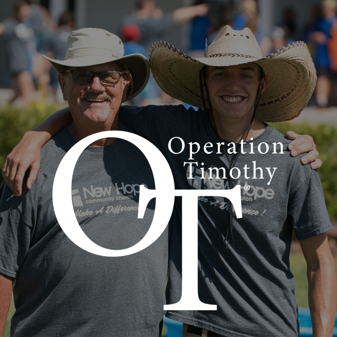 Operation Timothy mentorship program at New Hope fostering spiritual growth through supportive mentor-mentee relationships