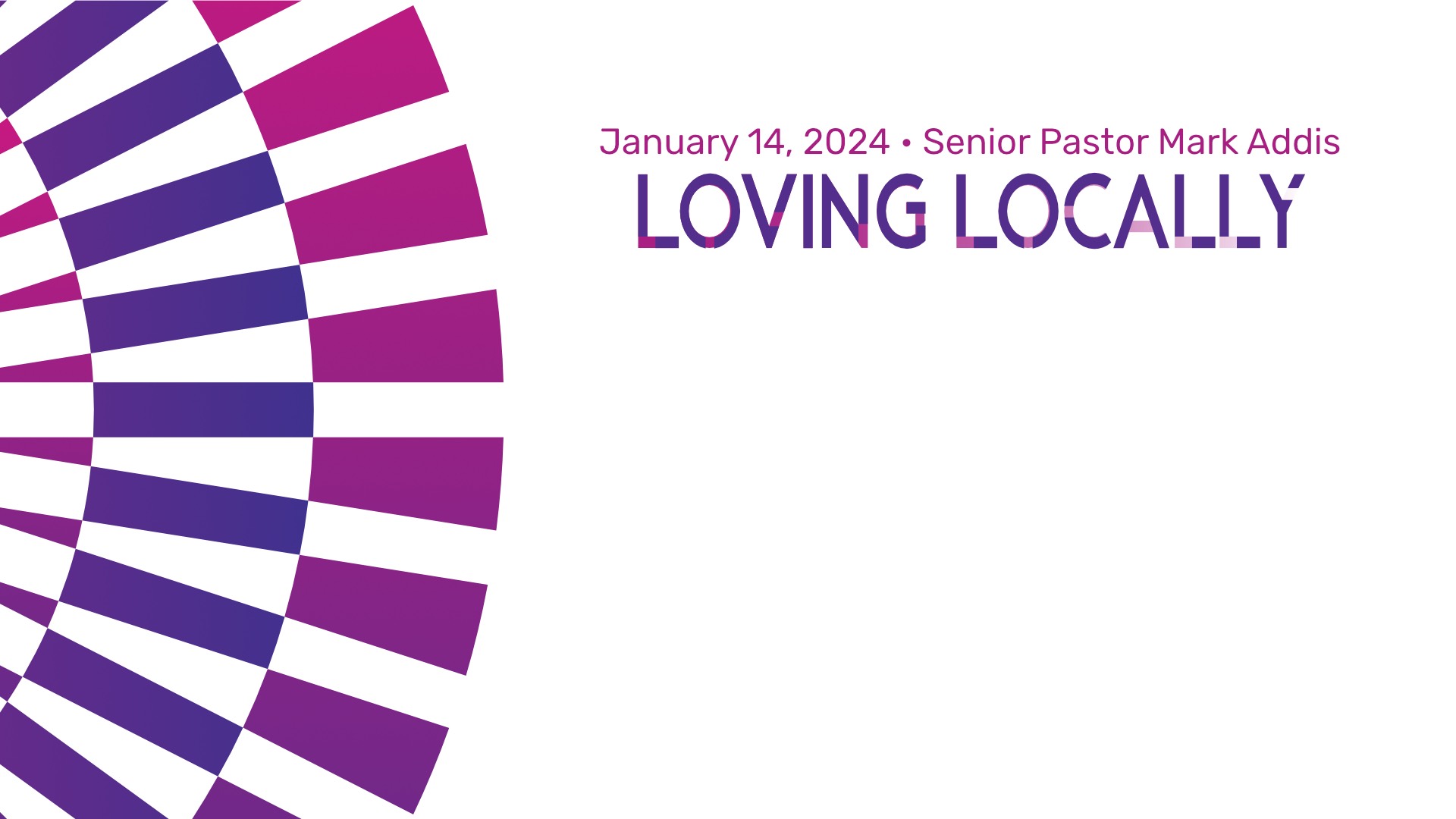 January 7, 2024's Service